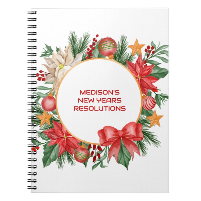 Resolutionen der nächsten Jahre Notizblock (Vorderseite)