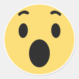 Resonanz Uau Runder Aufkleber