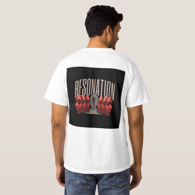 Resonanzkunst T-Shirt (Schwarz voll)