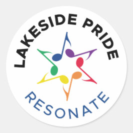 Resonate Circle Sticker