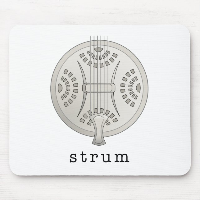Resonator-Gitarre Mousepad (Vorne)