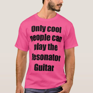 Resonator-Gitarrespieler Musiker Lustige Geschenki T-Shirt