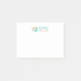 Resort für einen Tag Post-it Klebezettel