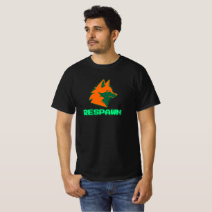RESPAWN – Neon Gamer Fox Logo T-Shirt