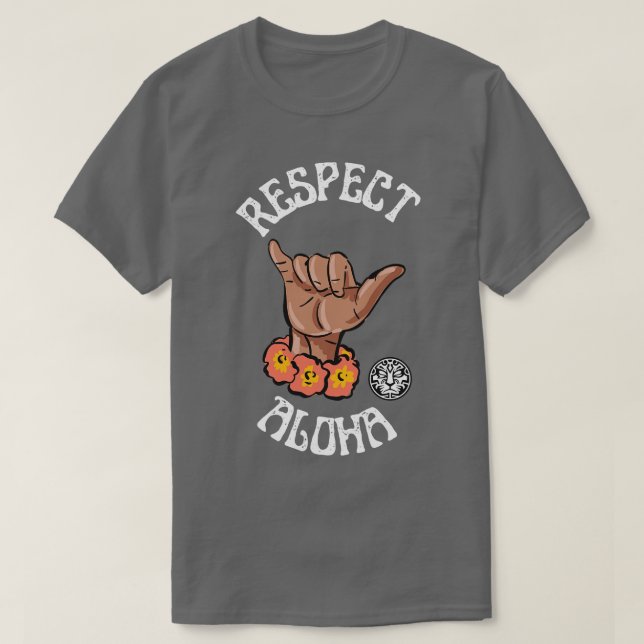 Respect Aloha TShirt (Design vorne)