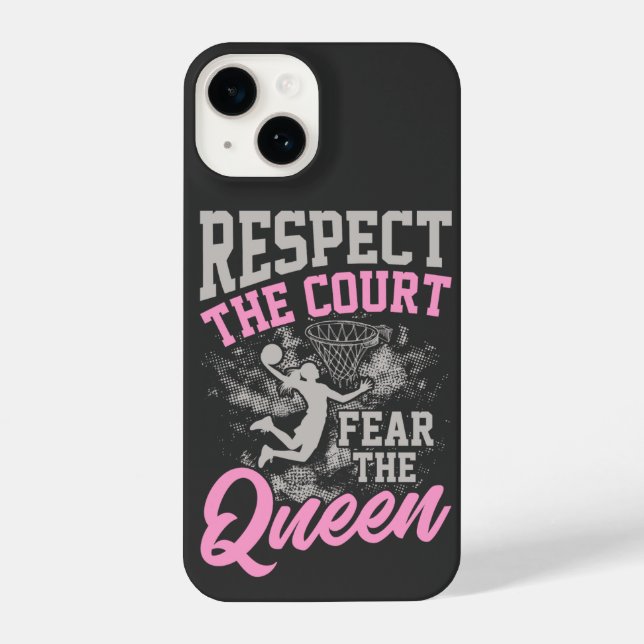 Respect The Court Fear The Queen  iPhone Hülle (Rückseite)