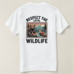 Respect The Local Wildlife – Animal Lover Postage T-Shirt<br><div class="desc">Celebrate nature and protect our wildlife with this charming t-shirt! Featuring a vintage postage stamp-style illustration of animals like bears, deer, foxes, and birds, paired with the phrase “Respect The Local Wildlife.” Perfect for animal lovers, hikers, and national park enthusiasts. Cozy and stylish on Comfort Colors t-shirts, this design is...</div>