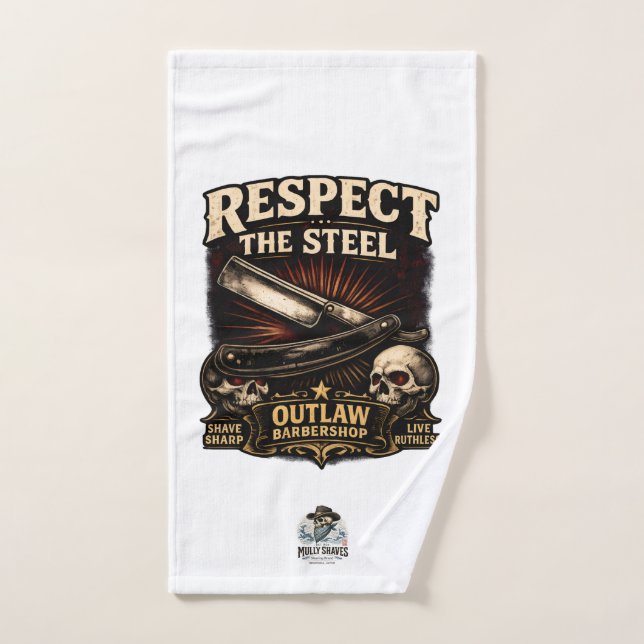 Respect the Steel Straight Towel Handtuch (Handtuch)