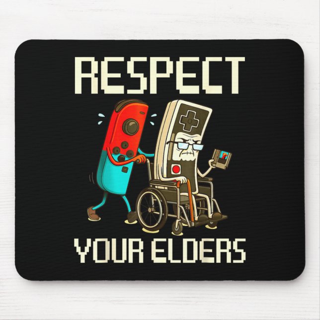 Respect Your Elders Gaming Clic  Mousepad (Vorne)