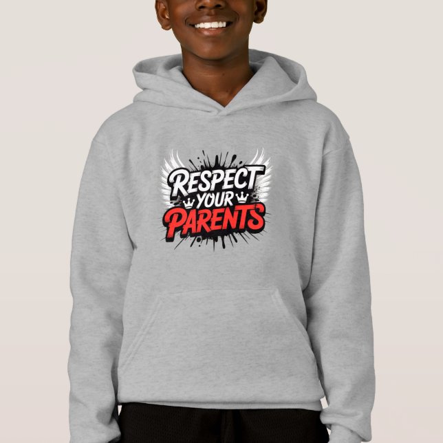 Respect Your Parents — Kid’s Hoodie / Cozy Kids  (Vorderseite)