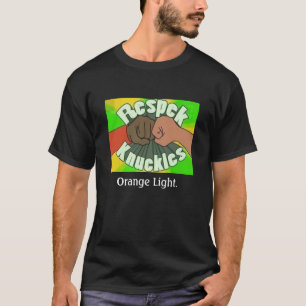 Respek Knöchel, orange Licht T-Shirt