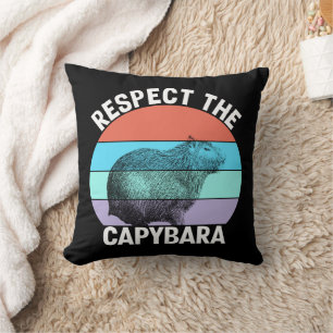 Respekt für den Capybara Funny Capybara Lover T -  Kissen