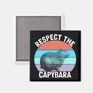Respekt für den Capybara Funny Capybara Lover T -  Magnet