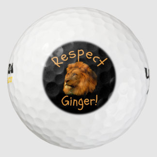 Respekt Ginger! Stolz, das Ingwer Gene zu besitzen Golfball