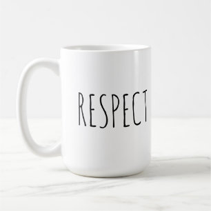 Respekt-Inspirational Zitat-Kaffee-Tasse Kaffeetasse