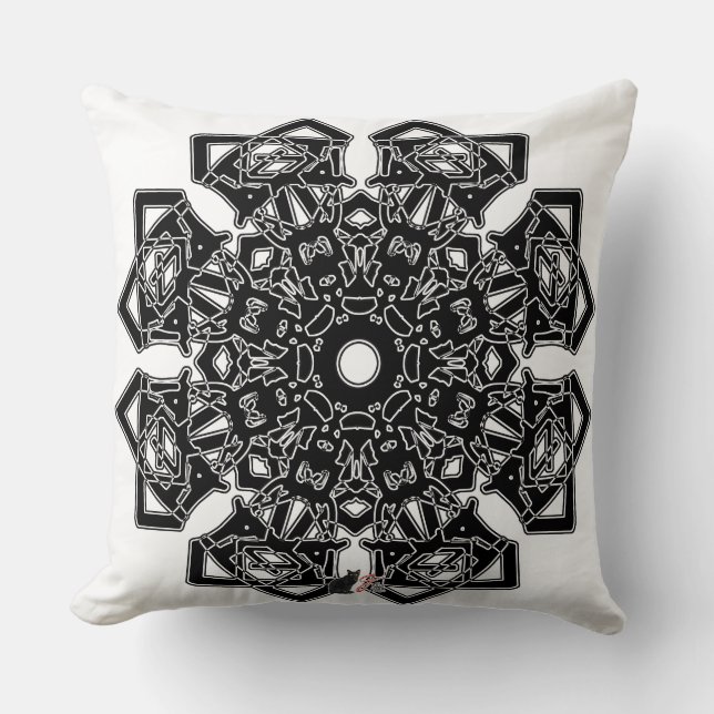 Respekt Octa Glyph Pillow Kissen (Vorderseite)