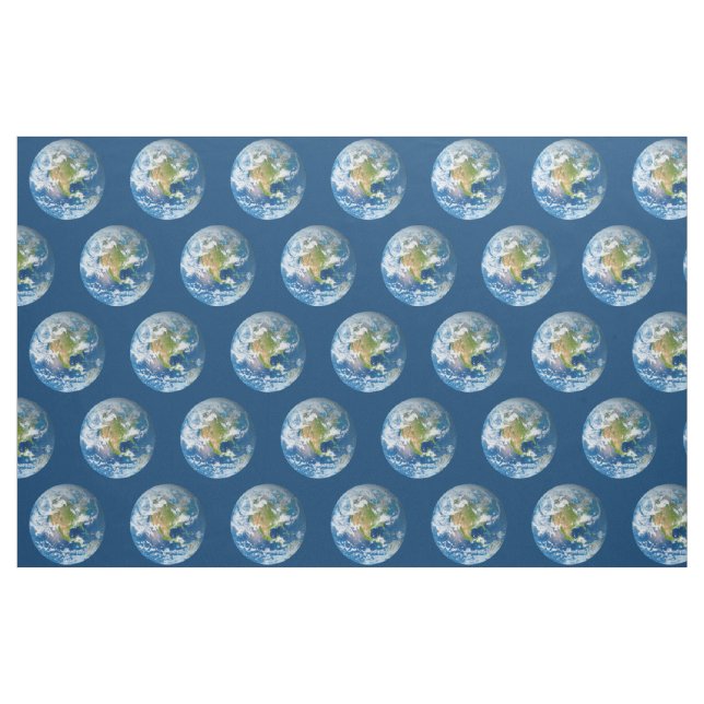 Respekt-Planeten-Erdblau-Gewebe Stoff (Fat Quarter (45,7 x 55,9 cm))