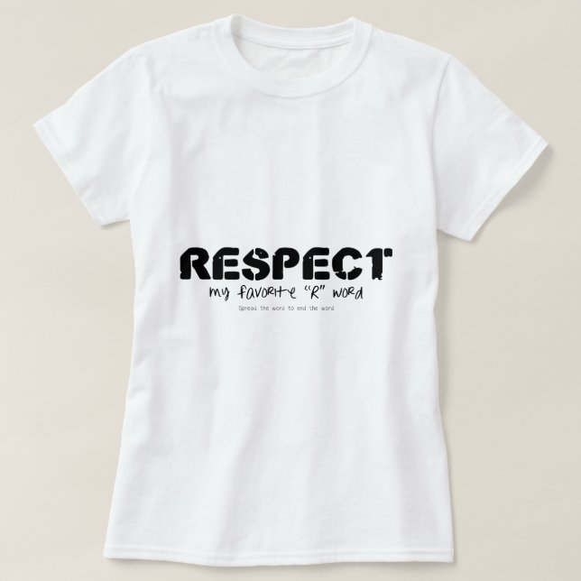 Respekt T-Shirt (Design vorne)