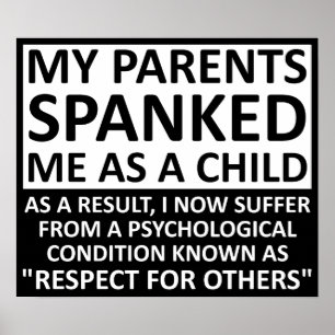 Respekt vor anderen Funny Poster