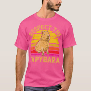 Respekt vor der Capybara Niedlich Capybara T-Shirt