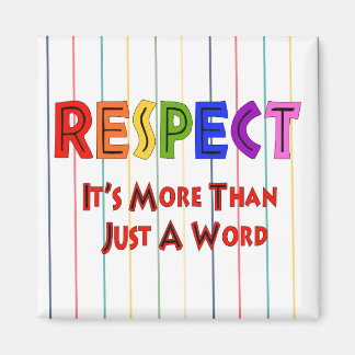 Respekt vor Regenbogen Magnet