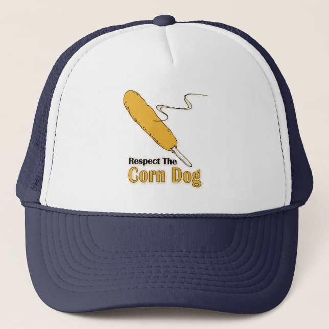 Respekt vor The Corn Dog? Trucker Hat Truckerkappe (Vorderseite)