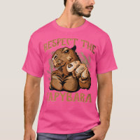Respektiere das Capybara-Nagetier-Muskel-Capybara