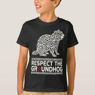 Respektiere das Erdhörnchen-Stammesymbol des Erdhö T-Shirt