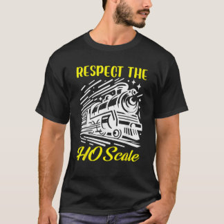 Respektiere das HO-Maßstabsdesign für einen Fan vo T-Shirt