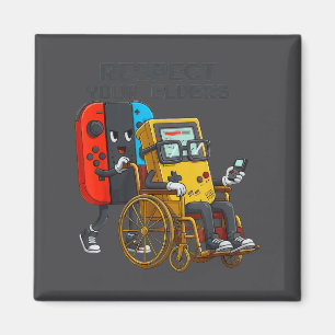 Respektiere deine Älteren Gaming-Steuerung Retro L Magnet