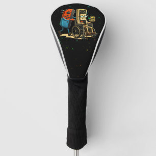 Respektiere deine Älteren Retro-Funny-Gaming-Contr Golf Headcover