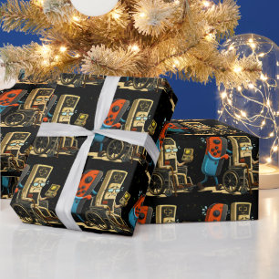 Respektiere deine Älteren Retro-Gaming-Control Lus Geschenkpapier