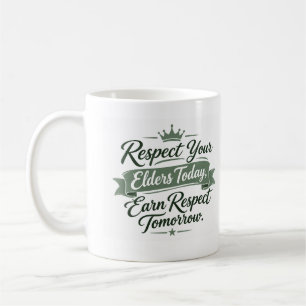 Respektiere Deine Älteren Tasse Großeltern-Gesch