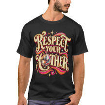 Respektiere deine Mutter 70er Groovy Y2K Retro Mam