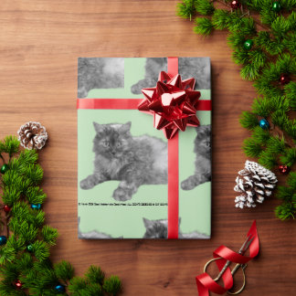 Respektiere Deinen Katzentag von RoseWrites Geschenkpapier