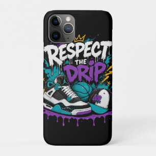 Respektiere den Basketball-Design-Drip Case-Mate iPhone Hülle