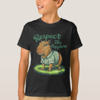 Respektiere den Capybara - Lustiges Foto Nagetier