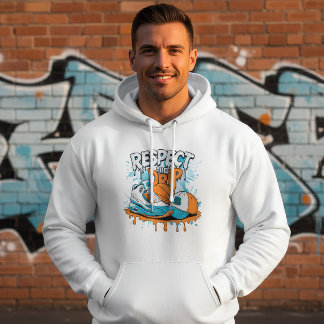 Respektiere den Drip Hoodie | Streetwear Basketbal
