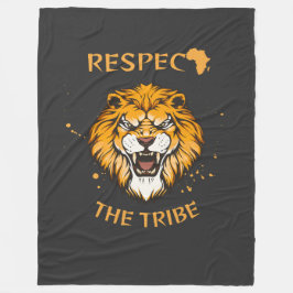 Respektiere den Stamm | Fleece-Decke Fleecedecke