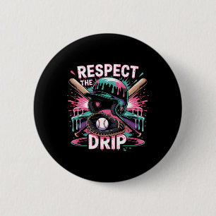 Respektiere den Tropfen Bysebyll Eiscreme-Tropfenh Button