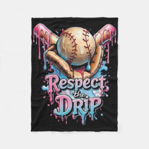 Respektiere den Tropfen Bysebyll Home Plate Eiscre Fleecedecke