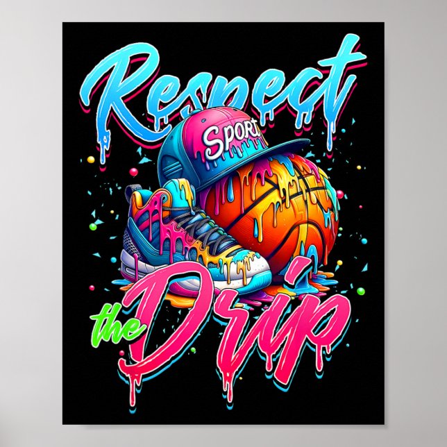 Respektiere den Tropfen Sketll Eiscreme-Tropfen mi Poster (Vorne)