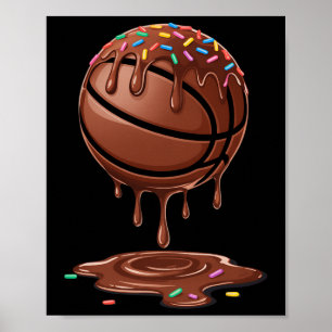 Respektiere den Tropfen Sketll Streusel Schokolade Poster