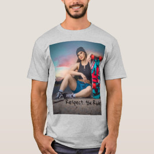 Respektiere die Fahrt – Skater Girl Power bei Sonn T-Shirt