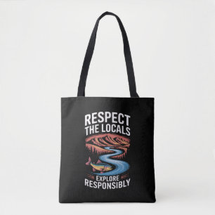 Respektiere die lokalen Fische Ozean Rette den Pla