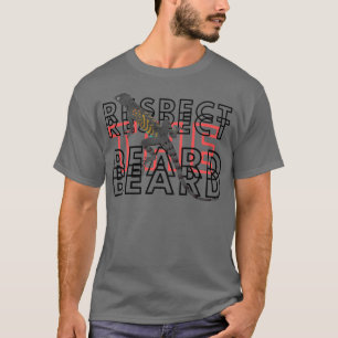 Respektieren der Bart Reptile Lizard T-Shirt
