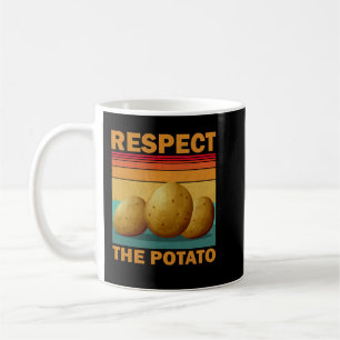 Respektieren der Kartoffel - Funny Potato Kaffeetasse
