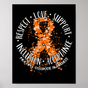 Respektieren der Liebe Unterstützung Multiple Skle Poster