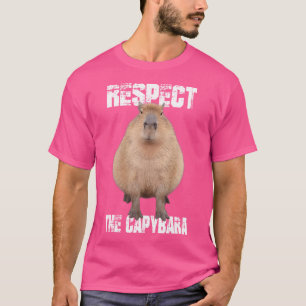 Respektieren des Capybara-Tieres Lover Funny Capyb T-Shirt
