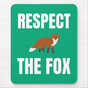Respektieren des Fuchs Mousepad